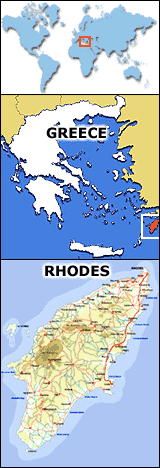 Rhodes Map Location