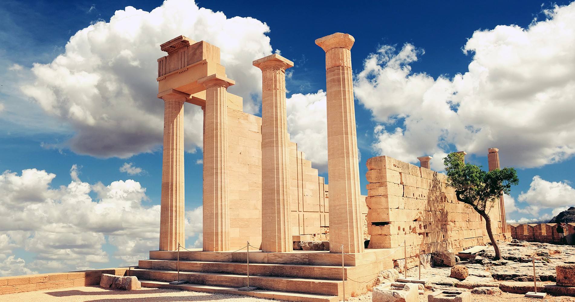Lindos Ruins Of Ancient Temple